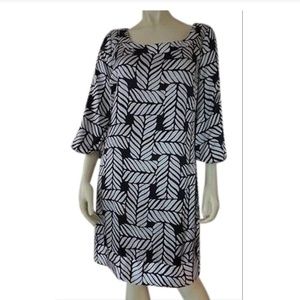 White House Black Market Dress S Silk Spandex